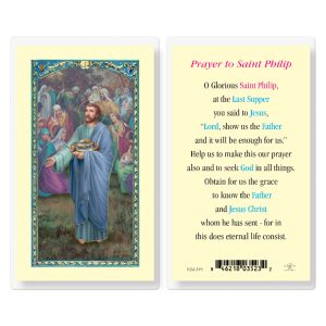 Saint Philip Laminated Prayer Card (pack of 25)