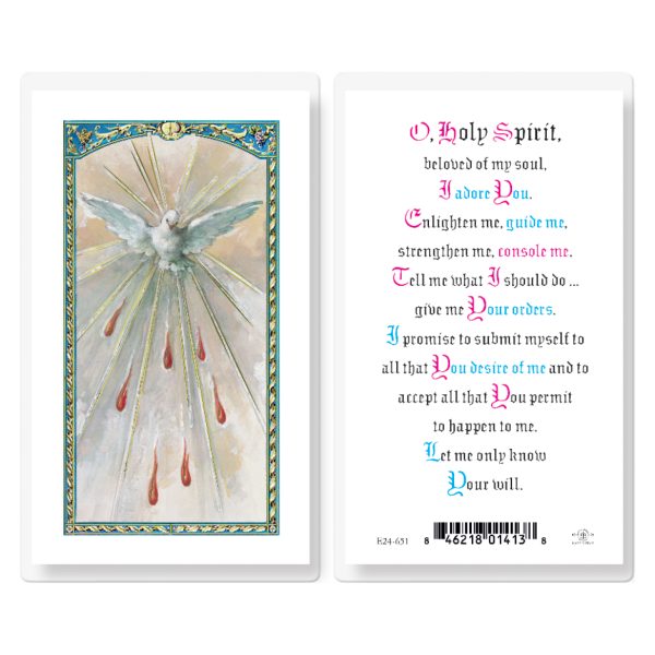Holy Spirit Confirmation Laminated Holy Card (pack of 25)
