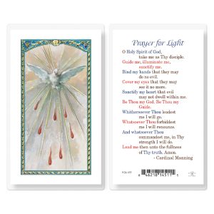 Prayer For Light Laminated Prayer Card (pack of 25)
