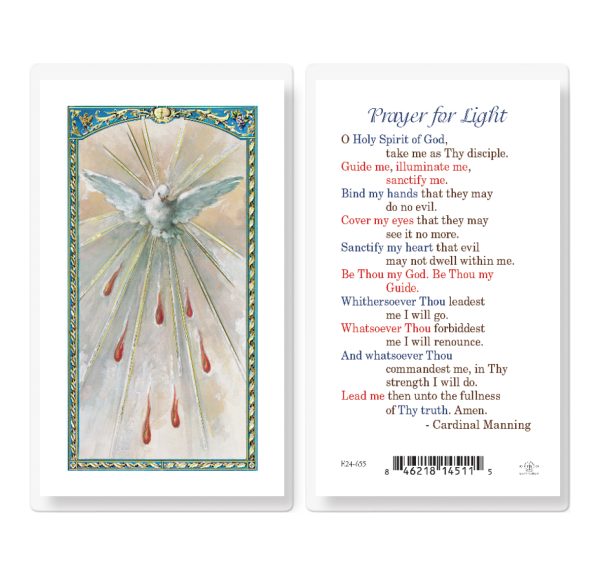 Prayer For Light Laminated Prayer Card (pack of 25)