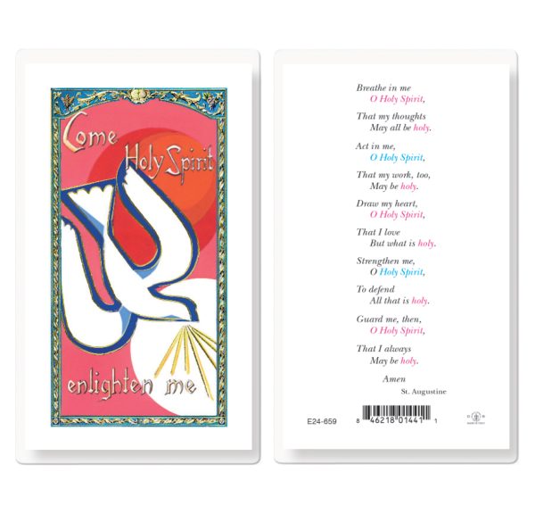 Confirmation Holy Spirit Breath Laminated Prayer Card (pack of 25)