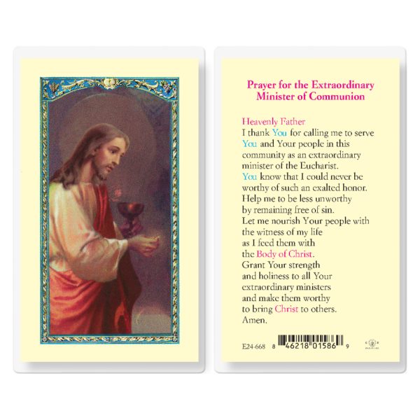 Minister Prayer Laminated Holy Card (pack of 25)