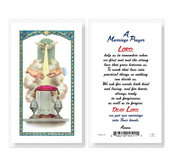Marriage Prayer Laminated Prayer Card (pack of 25)