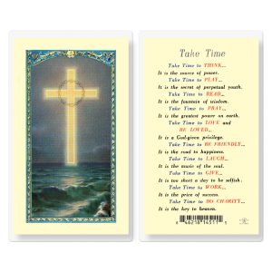Take Time Laminated Prayer Card (pack of 25)