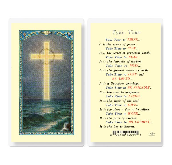 Take Time Laminated Prayer Card (pack of 25)