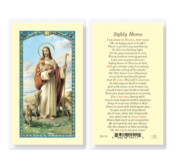 Safely Home Laminated Prayer Card (pack of 25)