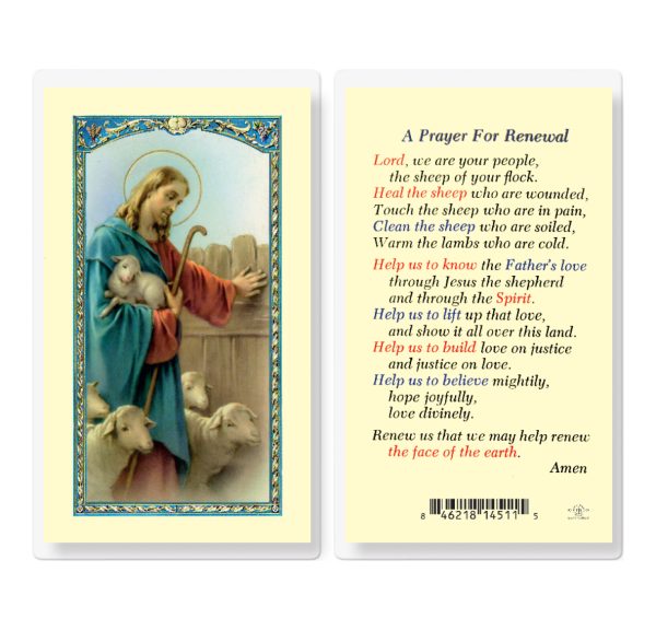 Prayer for Renewal Laminated Prayer Card (pack of 25)