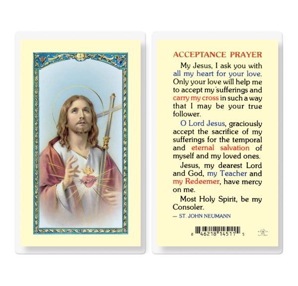 Acceptance Prayer Laminated Prayer Card (pack of 25)