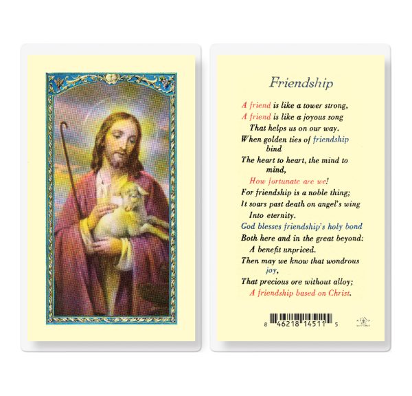 Friendship Laminated Prayer Card (pack of 25)