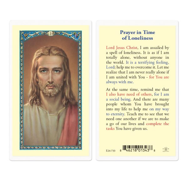 Prayer in Time of Loneliness Laminated Prayer Card (pack of 25)