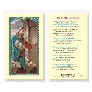 Time of Loss Laminated Prayer Card (pack of 25)