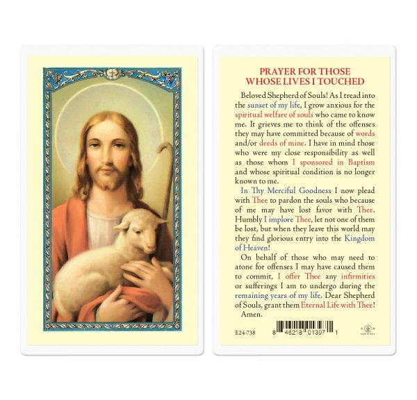 Whose Lives I Touch Laminated Prayer Card (pack of 25)