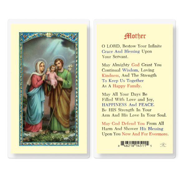 Mother Prayer Laminated Prayer Card (pack of 25)
