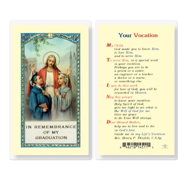 Your Vocation Laminated Prayer Card (pack of 25)