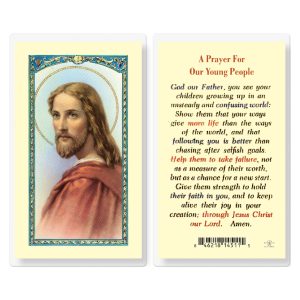 Prayer for Our Young Laminated Prayer Card (pack of 25)