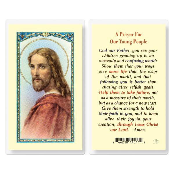 Prayer for Our Young Laminated Holy Card (pack of 25)