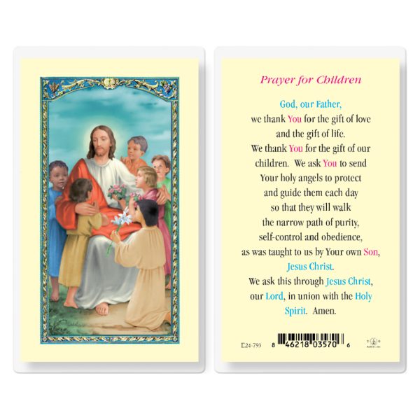 Children's Prayer Laminated Holy Card (pack of 25)