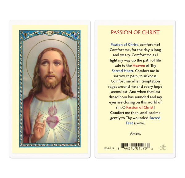 Passion of Christ Laminated Prayer Card (pack of 25)