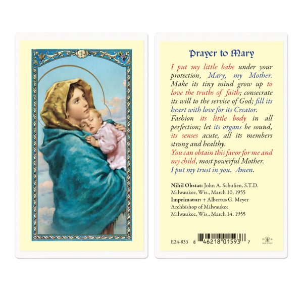 Mary-Madonna of the Street Laminated Prayer Card (pack of 25)