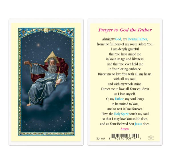 God the Father Laminated Prayer Card (pack of 25)