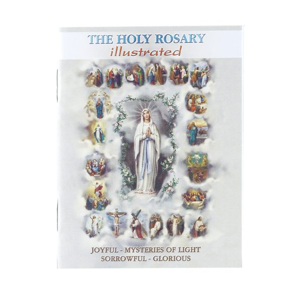 The Holy Rosary Illustrated Booklet- The Mysteries of the Rosary (packs of 10)
