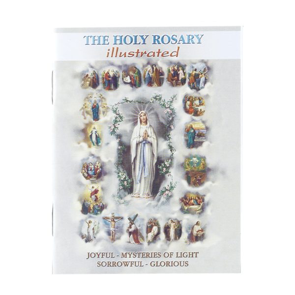 The Holy Rosary Illustrated Booklet- The Mysteries of the Rosary (packs of 10)