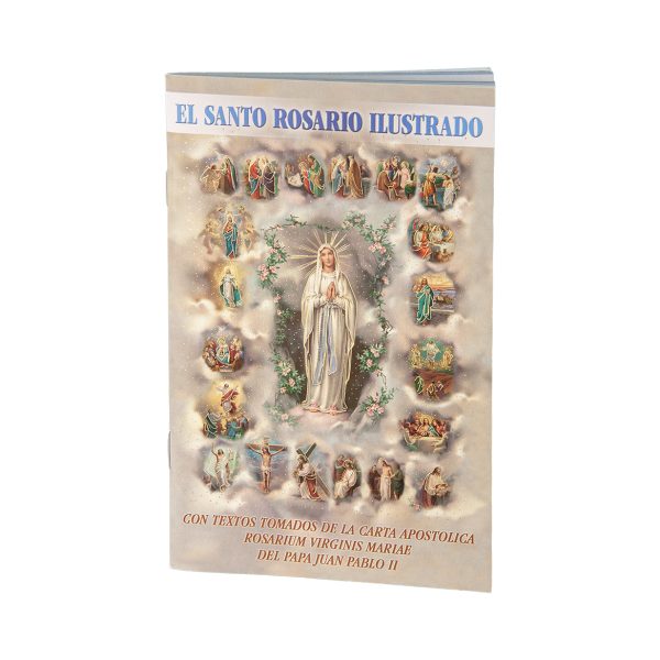 Spanish The Holy Rosary Illustrated Booklet- The Mysteries of the Rosary (packs of 10)