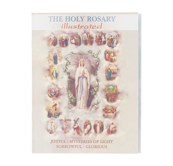 The Holy Rosary Illustrated Booklet- The Mysteries of the Rosary (packs of 10)