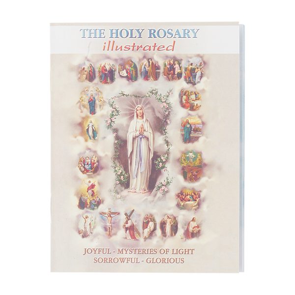 The Holy Rosary Illustrated Booklet- The Mysteries of the Rosary (packs of 10)