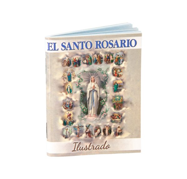 Spanish The Holy Rosary Illustrated Booklet- The Mysteries of the Rosary (packs of 10)
