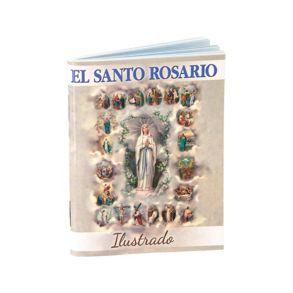 Spanish The Holy Rosary Illustrated Booklet- The Mysteries of the Rosary (packs of 10)