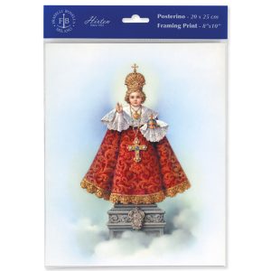 8" x 10" Infant of Prague Print (sold in packages of 3)