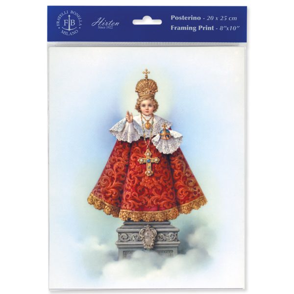 8" x 10" Infant of Prague Print (sold in packages of 3)