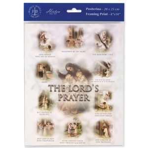 8" x 10" The Lord's Prayer Print (sold in packages of 3)