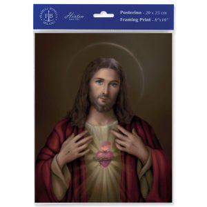 8" x 10" Sacred Heart of Jesus Print (sold in packages of 3)