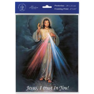 8" x 10" Divine Mercy Print (sold in packages of 3)