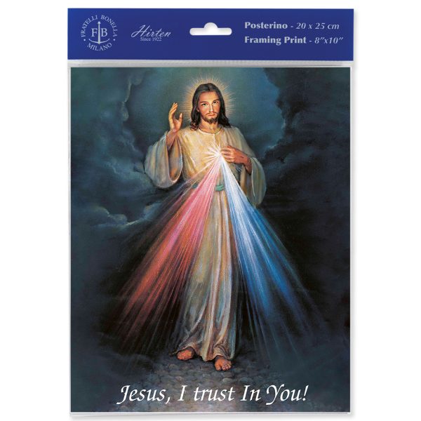 8" x 10" Divine Mercy Print (sold in packages of 3)