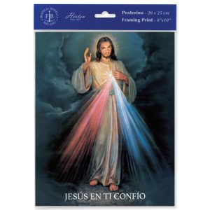 8" x 10" Divine Mercy (Spanish) Print (sold in packages of 3)