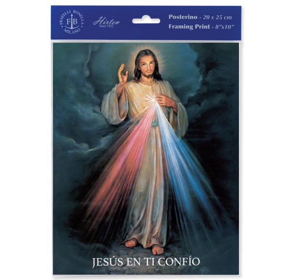 8" x 10" Divine Mercy (Spanish) Print (sold in packages of 3)