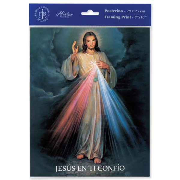 8" x 10" Divine Mercy (Spanish) Print (sold in packages of 3)