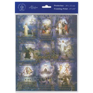 8" x 10" Apostles' Creed Print (sold in packages of 3)