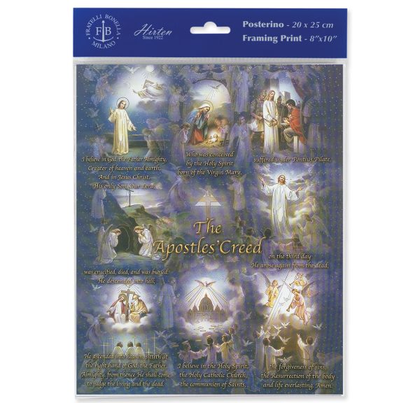 8" x 10" Apostles' Creed Print (sold in packages of 3)