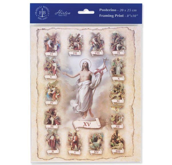8" x 10" Stations of the Cross Print (sold in packages of 3)