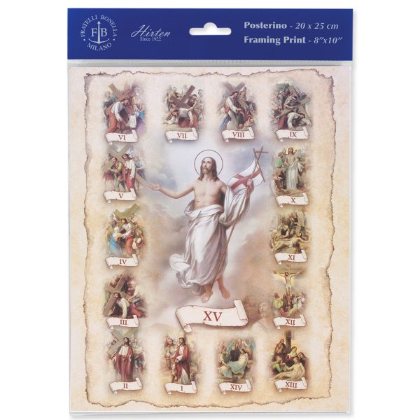8" x 10" Stations of the Cross Print (sold in packages of 3)