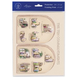 8" x 10" Ten Commandments Print (sold in packages of 3)