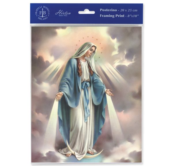 8" x 10" Our Lady of Grace Print (sold in packages of 3)
