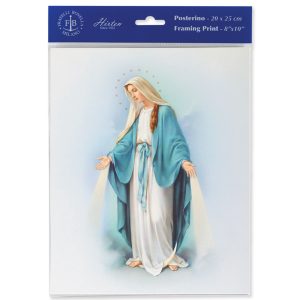 8" x 10" Our Lady of Grace Print (sold in packages of 3)