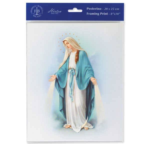 8" x 10" Our Lady of Grace Print (sold in packages of 3)