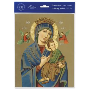 8" x 10" Our Lady of Perpetual Help Print (sold in packages of 3)