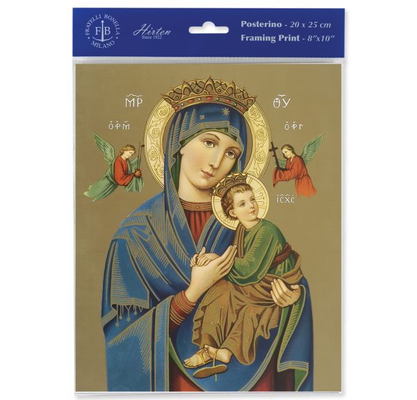 8" x 10" Our Lady of Perpetual Help Print (sold in packages of 3)
